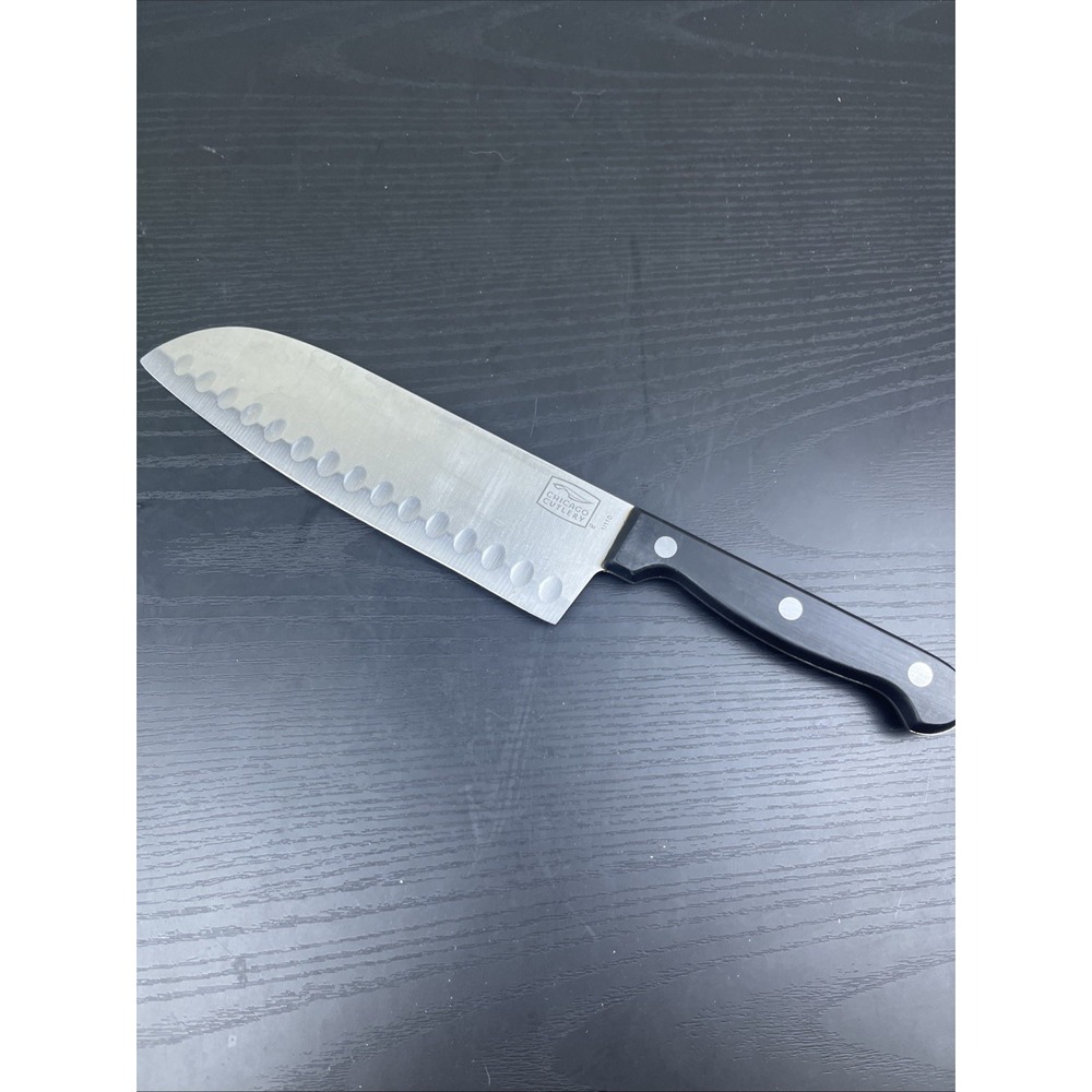 Chicago Cutlery 7" Santoku Knife Stainless Steel Kitchen Chef Knife